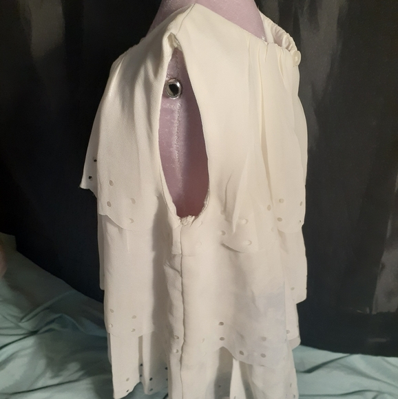 Joe Fresh Triple Layered White Dress - Picture 4 of 5